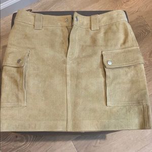 Vintage Club Monaco suede skirt size 0. Gently worn